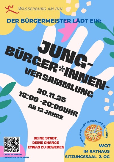 Plakat Jungbürgerversammlung 2025