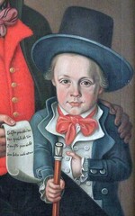 Johann Nepomuk Freidhofer, Detail aus Gemälde von J. G. Deiser, 1796 © Museum Wasserburg.