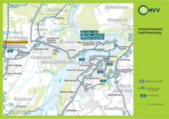Verkehrslinienplan Wasserburg