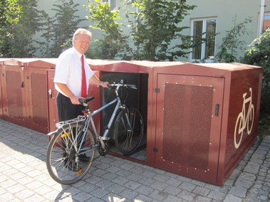 Fahrradboxen am Gries