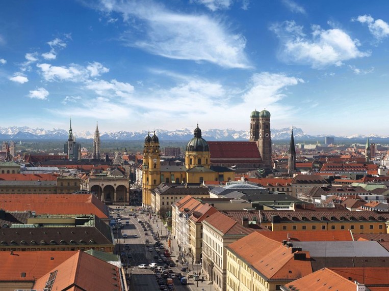 München Alpenpanorama, Foto: Thomas Klinger; München Tourismus