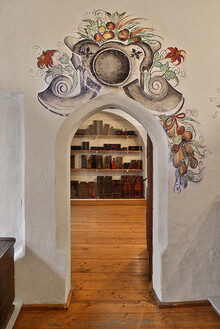 Wandbemalung in gotischer Wohnhalle © Museum Wasserburg/Gerhard Nixdorf