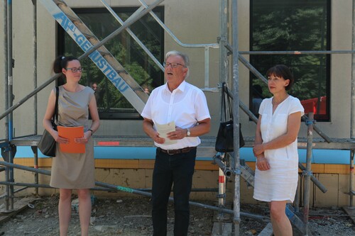 Pressekonferenz mit Baustellenbesichtigung © Museum Wasserburg