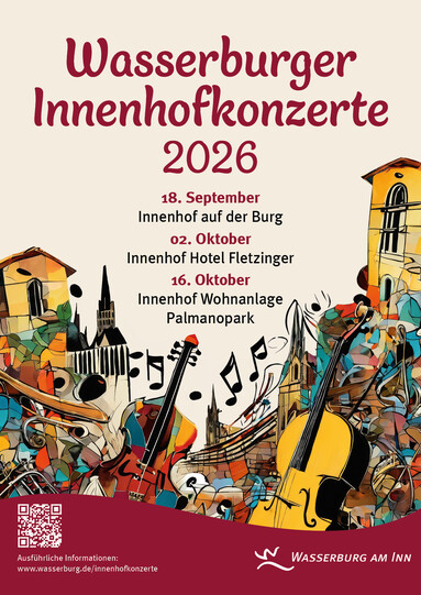Plakat Innenhofkonzerte