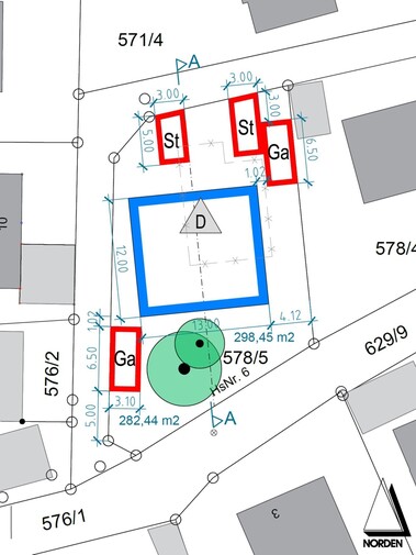 Plan Parzellen Holzhofweg 6