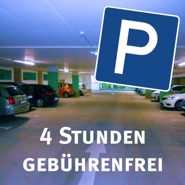 4 Stunden gebührenfrei parken