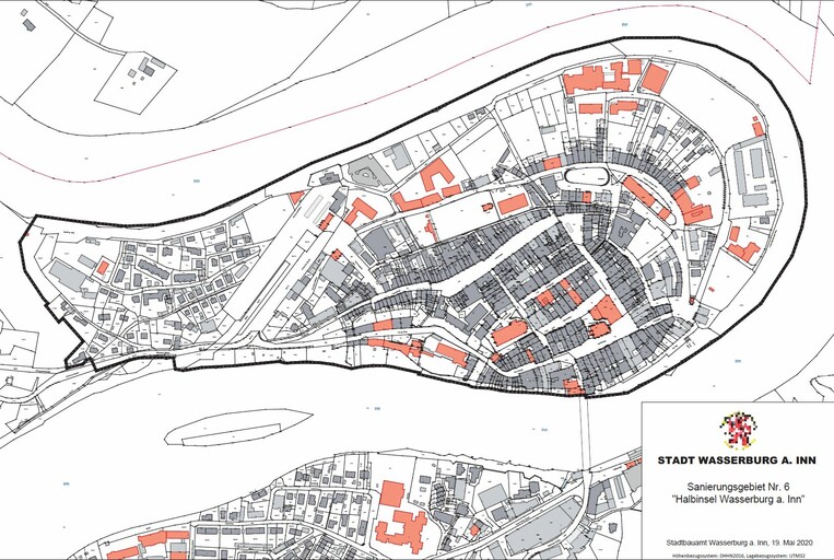 Lageplan Sanierungsgebiet Altstadt
