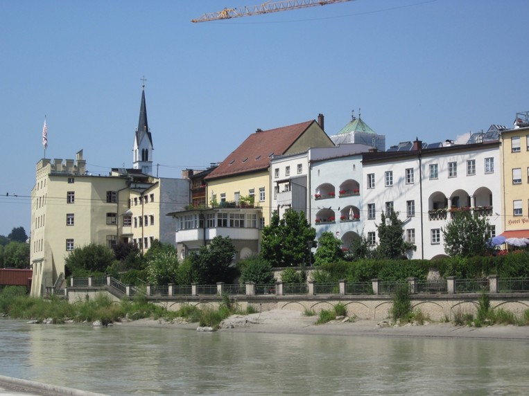 Häuserfront am Inn