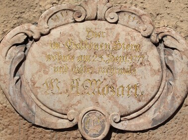 Mozart Gedenktafel