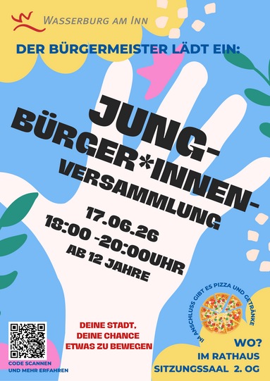 Plakat Jungbürgerversammlung 2026