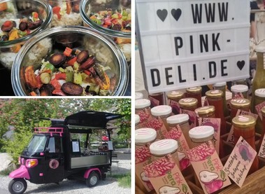 der Stand von Pink Deli