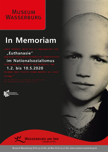Plakat Ausstellung "In Memoriam"
