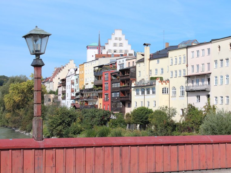 view from the Inn Bridge