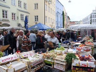 Obstand auf dem Markt