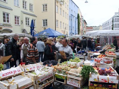 Markt in Wasserburg, Foto: Werner Gartner