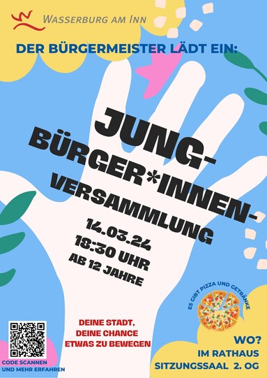 Plakat Jungbürger*innen-Versammlung